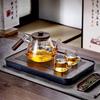 1000ml High Borosilicate Glass Teapot Cooking and Steaming Dual Purpose Glass Tea Pot Tea Kettle Tea Infuser Teaware