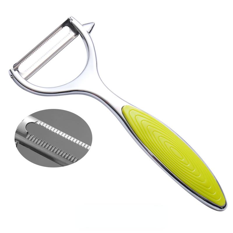 304 Stainless Steel Peeler Beam Kitchen Multi-Function Potato Peelers Vegetable Y-Shaped Rotatable Peeler Kitchen Accessories