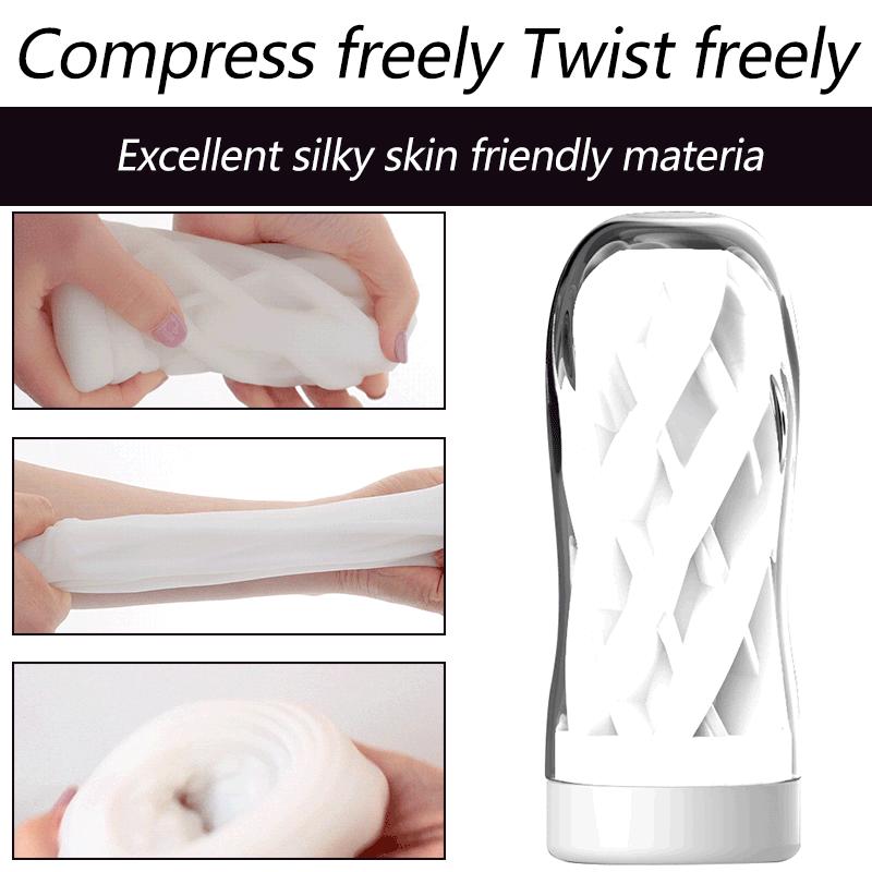 Soft Pocket Pussy Male Sex Toys Masturbator Tenga Realistic Artificial Vagina Vacuum Pocket Cup Adult Sex Products Shop