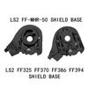 Flip Up Helmet Shield Base Holder 1 Pair Replacement Parts for FF325 370 386 394 Windscreen Holder Base Visors Parts