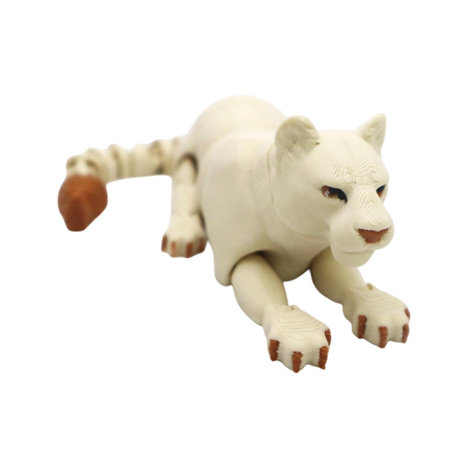 

3D-Printed Animal Ornament, 17cm Articulated Animal Toy & Model, Fully Poseable Desktop Display Piece, Ideal For Boys And Adults For Home Decor One Size