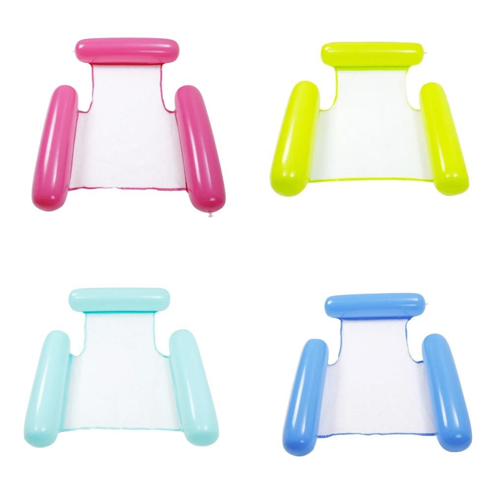 Small Inflatable Water Bed Inflatable Floating Backrest Lounge Chair Party Floating Bed Mattress Sports  Lounge Bed for Swimming