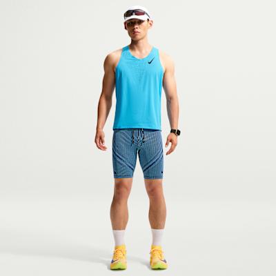 Nike AEROSWIFT Running Shorts Men s Baltic Blue/Black/Old Royal/Black S