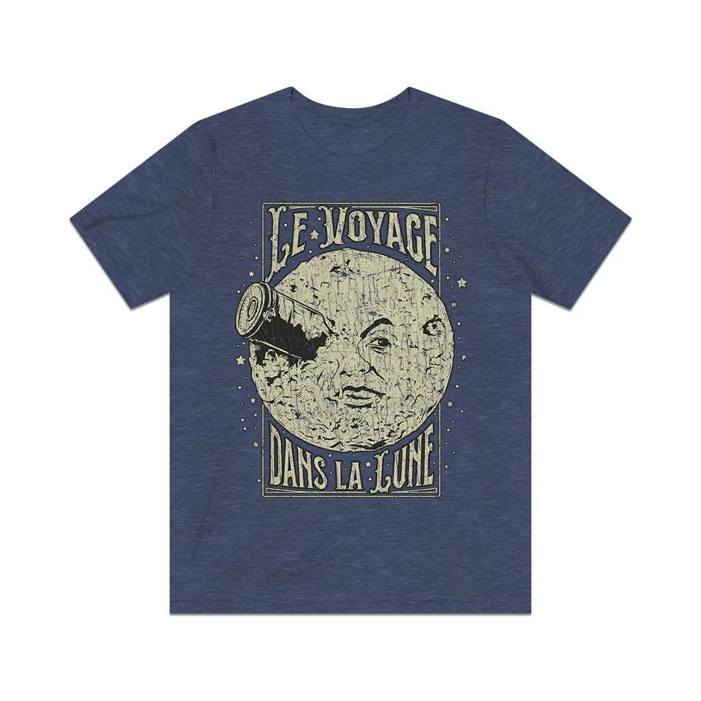 Le Voyage dans la Lune 1902 Vintage Men s T shirt 4XL