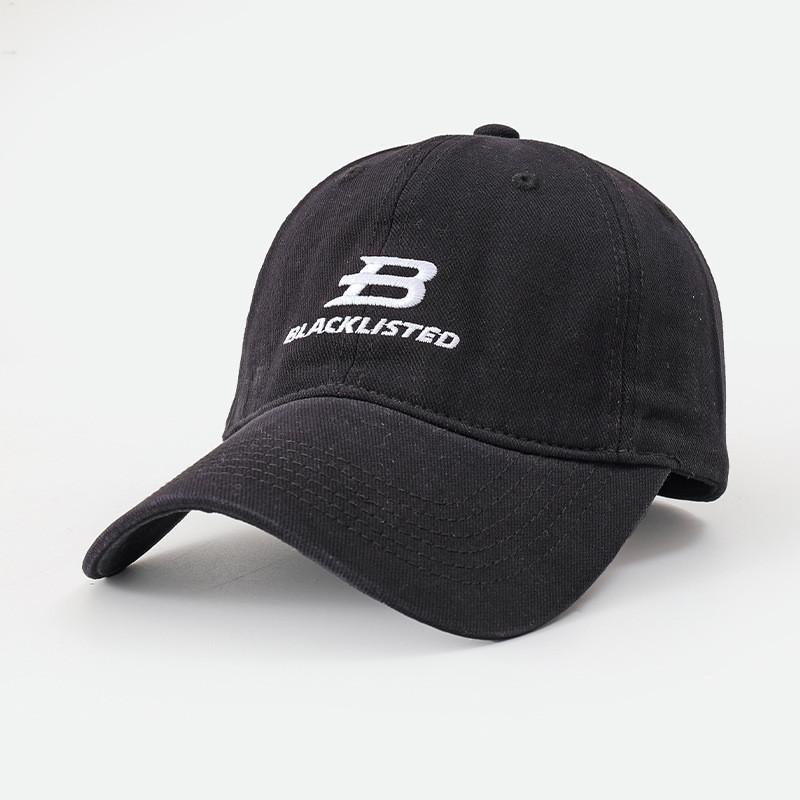Embroidered Baseball Cap With Adjustable Strap For Summer Sun Protection