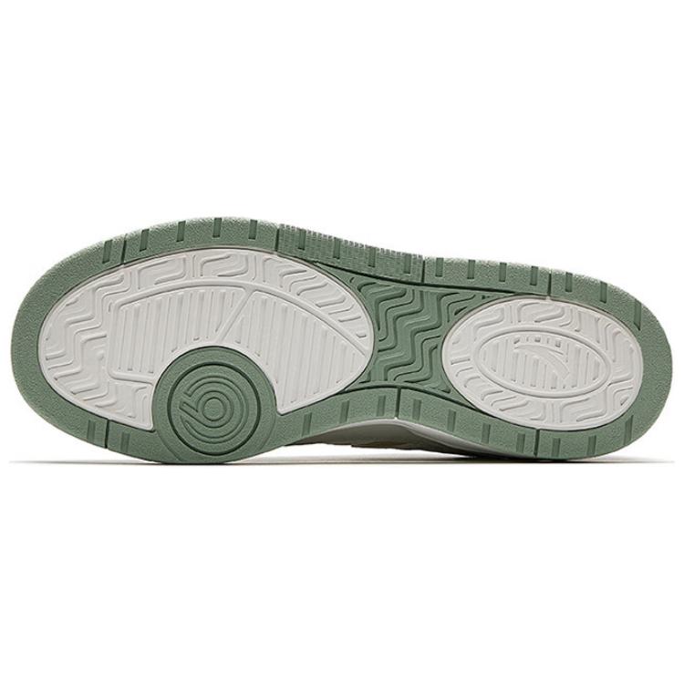 Anta Lieyan1.0 Slip Resistant, Lightweight, And Breathable Low Top Skateboard Shoes Men's Gray Cyan Sneakers 112528091-4