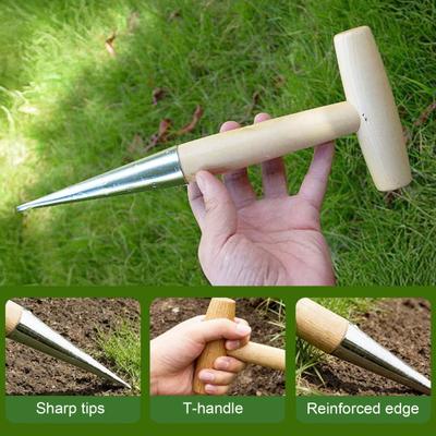 Hole Digger for Planting Garden Seeds Bulbs Planting Tool Handheld Digger