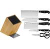 WMF Spitzenklasse Plus FlexTec Knife Set for Asian Cuisine, 6 Pieces (3201112304)