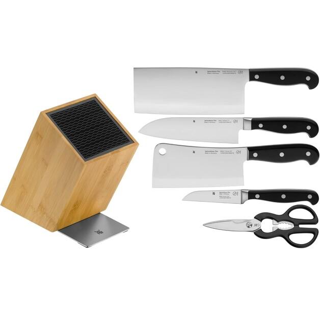 WMF Spitzenklasse Plus FlexTec Knife Set for Asian Cuisine, 6 Pieces (3201112304)