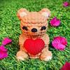 Creative Bear Silicone Candle Mold Flexible Silicone Bear Shape Mold for Easy Demolding Handcrafts and DIY Projects