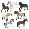 Horse Animal Figurine Sculpture Model Toy For Home Office Decoration Gift Kids