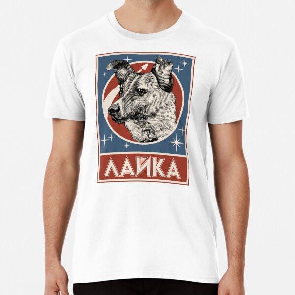 

Soviet Space Dog Laika Premium T-Shirt S to 5XL Made in the AU/USA T-Shirt 3XL
