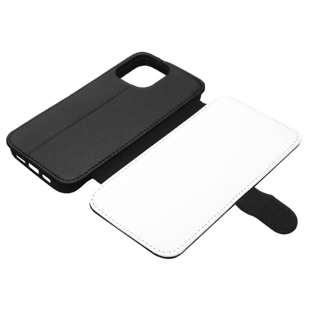 For iPhone 16 Pro Max Case PU Leather Sublimation Blank Smart Phone Cover with Card Holder