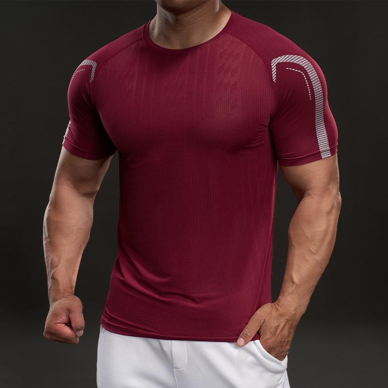 New Running Speed Drying Clothes for Men with Long Sleeves for Autumn Training Fitness Morning Jogging Sports Hiking Clothes Tops Basketball