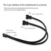 Lüfteradapter 1 auf 2 Splitterkabel für PC-Kühlsysteme unterstützt Geschwindigkeitsregelung und Überlastschutz