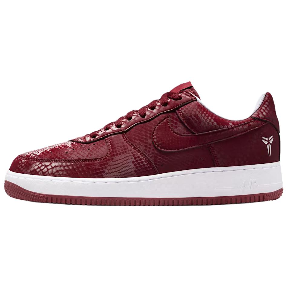 

Nike x Kobe Bryant Air Force 1 Breathable Low top Skateboard Shoes Men s Red White IB0018-600 43