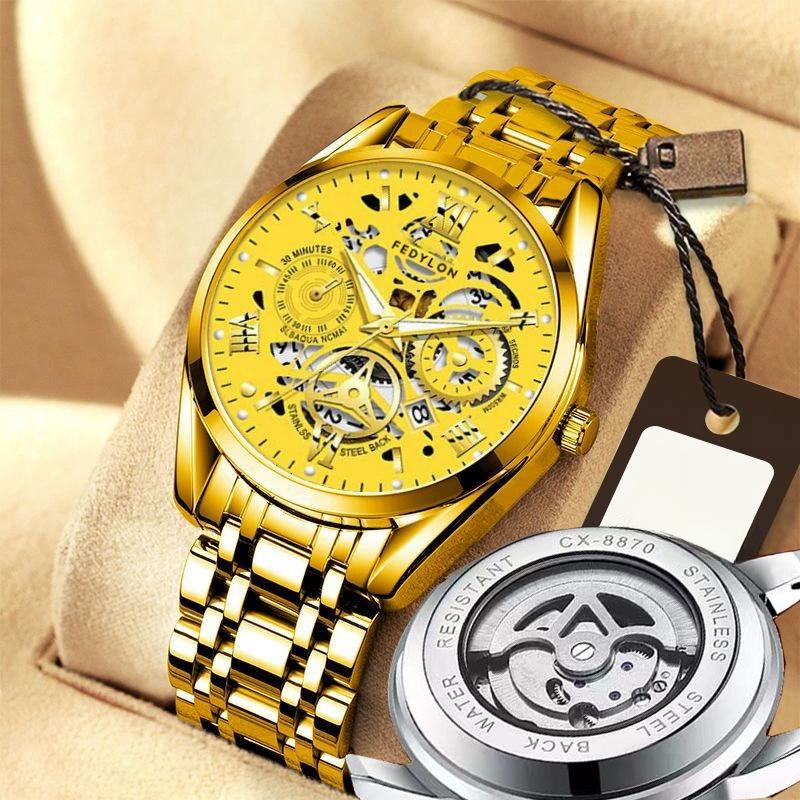 New Watch Men's Mechanical Watch Men's Fully Automatic Waterproof Luminescent Quartz Watch
