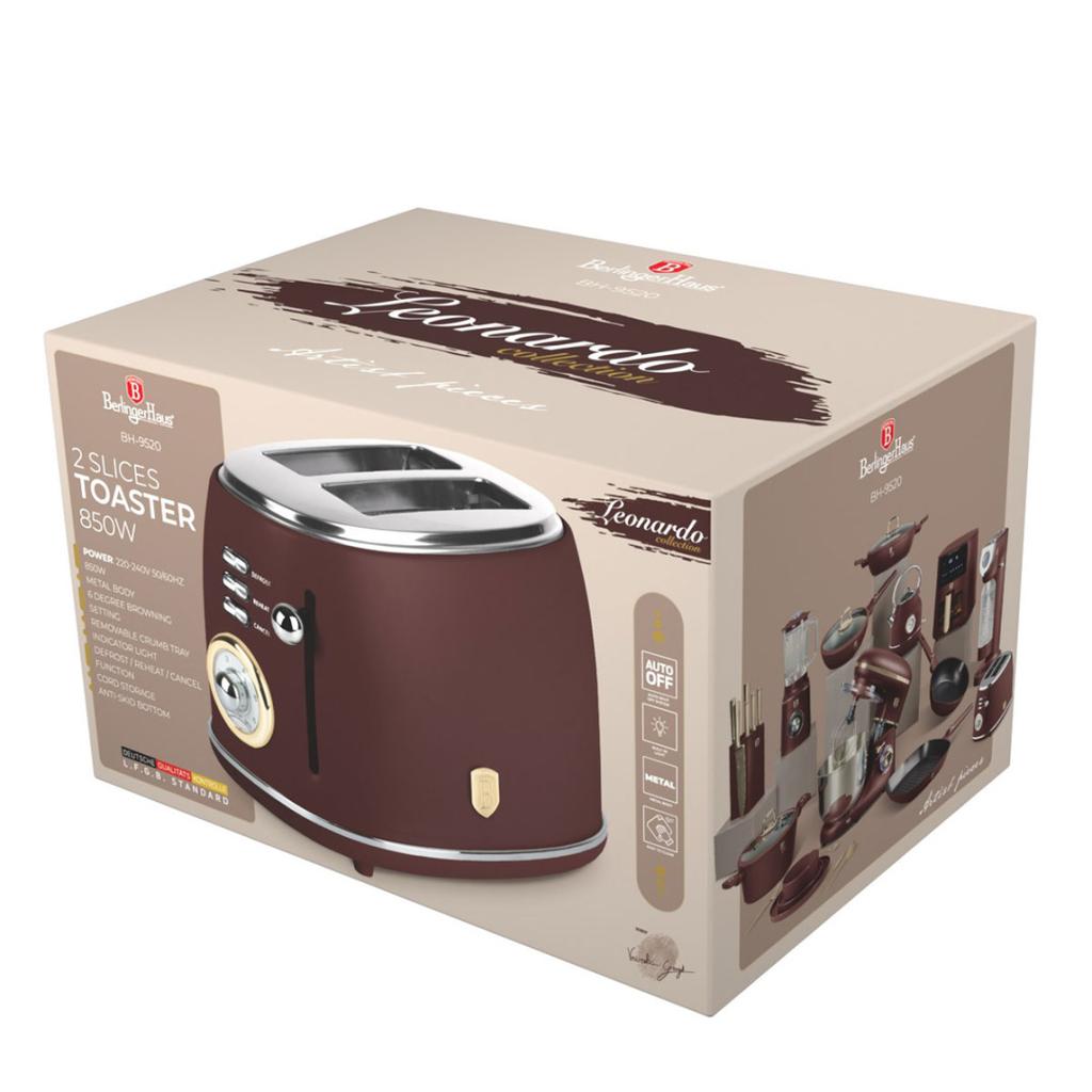 BERLINGER HAUS BH-9520 LEONARDO TOAST TOASTER