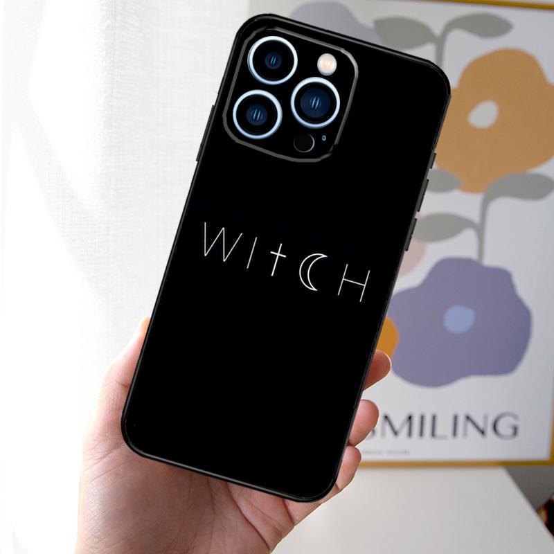 Halloween Moon Witch Horror Phone Case For iPhone 16 15 11 13 12 14 Pro Max Mini X XR XS 7 8 Plus Soft Cover
