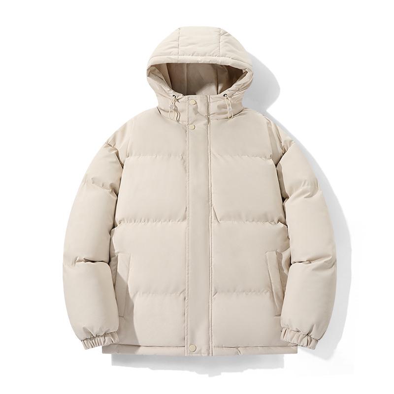 Autumn & Winter Trendy Korean Style Hooded Cotton Jacket for Couples - Thick, Warm, and Stylish
