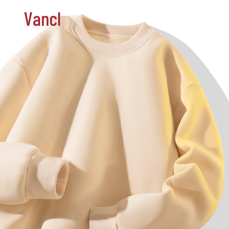 VANCL Men's Sherpa Fleece Crewneck Sweatshirt