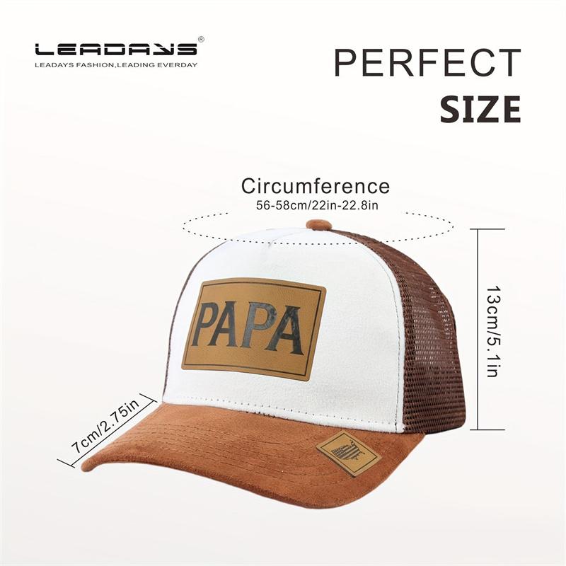 Spring New Style Mesh Baseball Cap Women Men Fashion Casual Letter Icon Unisex Trucker Caps Outdoor DAD Father's Day Gift Hat