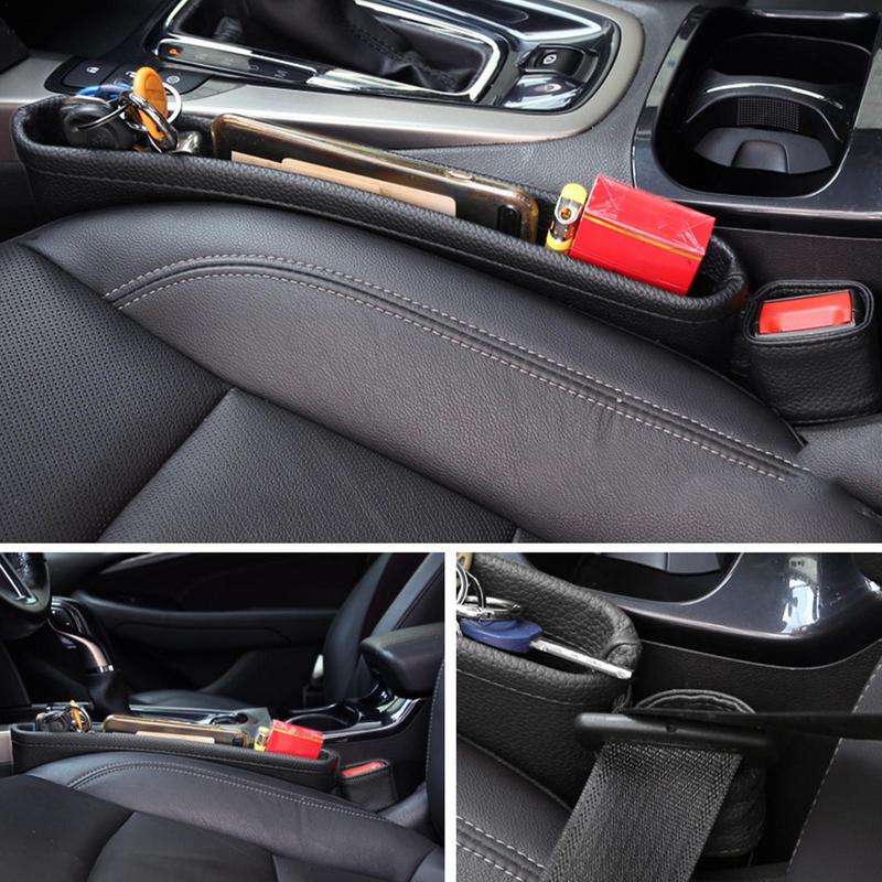 Car Front Seat Filler Fixed Car Storage Box For Smartphone Multifunctional Console Pocket Organizer Holds Keys Cards Lipsticks
