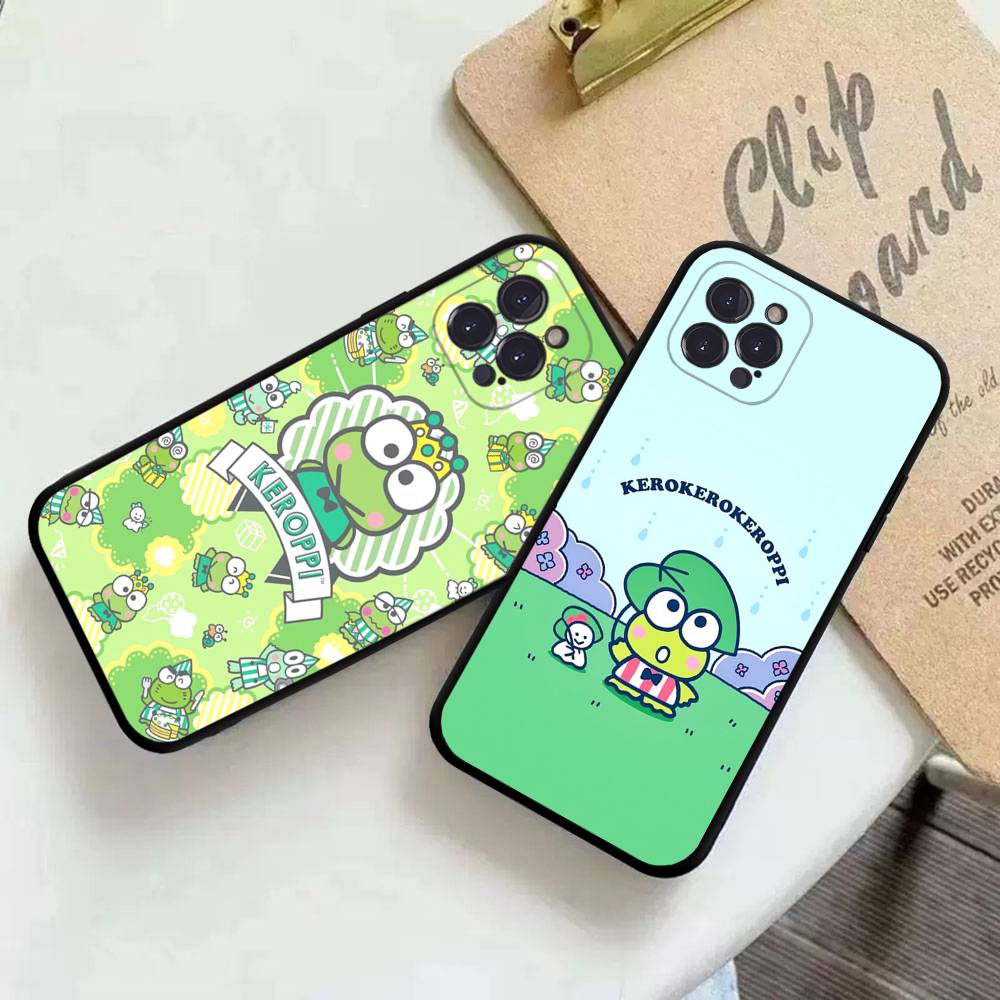 Cute Cartoon K-Keroppis For Iphone 17 16 15 14 11 12 13 Pro Max Plus Case Cute Art Phone Cover