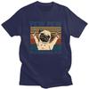 Custom Mens Pug Dog Pew Pew Madafakas T Shirt Short Sleeve Cotton Tshirt Tshirt Leisure Tee Clothes