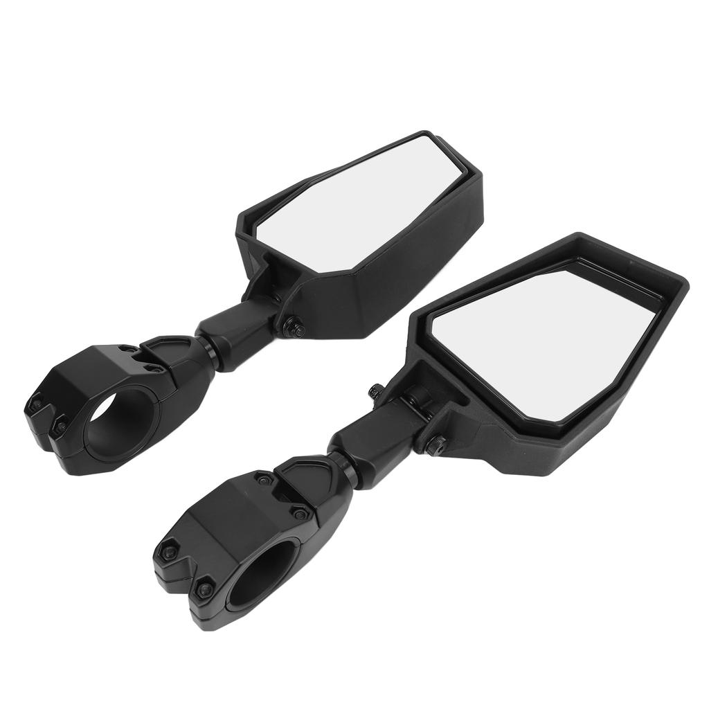 Side Rear View Mirrors 180 Degree Adjustable 1.75in Clamp Replacement for Polaris RZR 800 900 1000 XP
