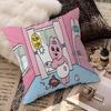 OOpanchu Cute Usagi Cushion Cover Decorative Pillow Sofa Home Decor Case Pillow Cases