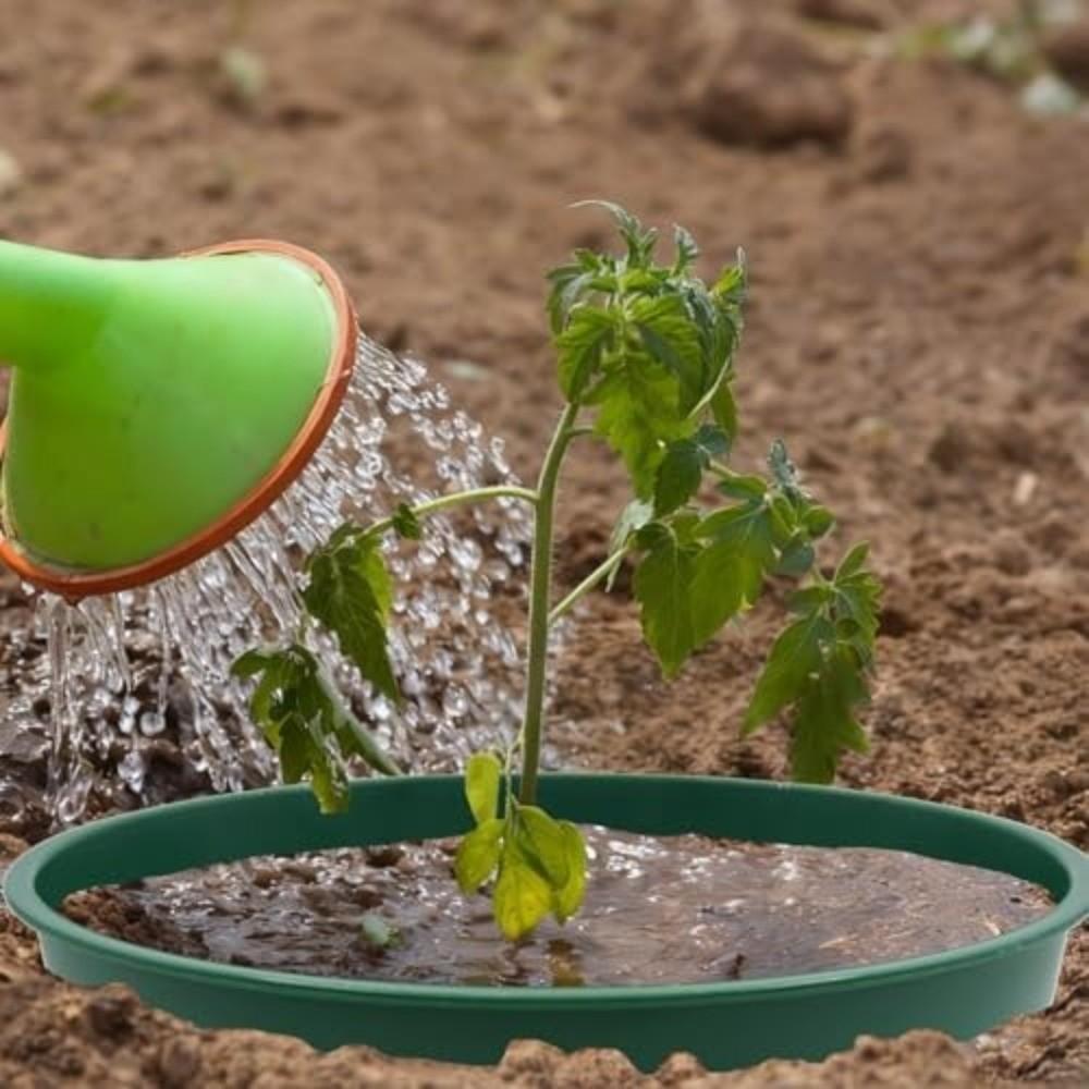 2 Pieces Root Watering Planting Growth Rings Smooth Edges Planting Protective Ring Lawn Yard