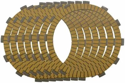 Deepa Ribusu Zephyr 400 Clutch Plates for and ZXR400 Custom (7-Piece Set) Z400FX, Z400GP, GPZ400F, ZRX400, (Replacement, Compatible) [Used]