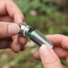 Mini Outdoor Storage EDC Emergency Sealed Tank Capsule Pill Case Medicine Bottle First-Aid Canister Pill Box Keychain