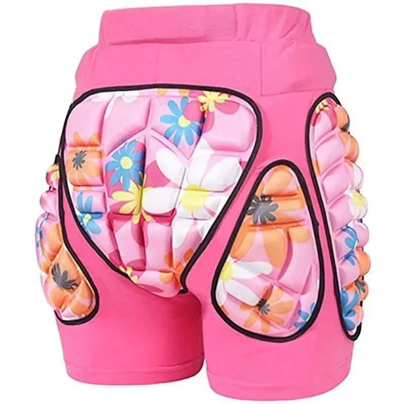 Kids 3D Protective Hip Pad EVA Short Pants Skiing Snowboard Skating Riding Protective Gear Drop Resistance Padded Protector XXS