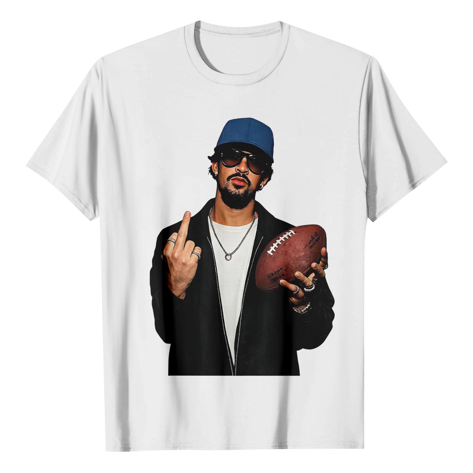 Женская повседневная футболка с коротким рукавом и принтом букв XL белый