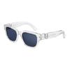 Brand Logo Square Sunglasses Men Sunglasses Transparent DOBLS1IXR_85B0