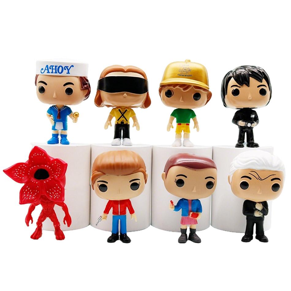 8Pcs Trendy Standing Pose Figures Creative Unique Anime Statues Collectible Model Toys For Kids Adults Perfect Birthday Gifts