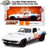 JADATOYS Scale Chevrolet Corvette 1966 Diecast Model Classic American Model Car 35205 1/24 Car, Car, [Used]
