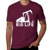 Funny Rig Life Oil Drilling Roughnecks Oilfield Worker Unisex Tshirt Shirts Graphic Unisexs Workout Shirts