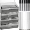 2000-100Pcs Mechanical Pencil Lead Core Refills 0.5/0.7mm Large Capacity Replaceable Pencil Refill for Student Office Stationery