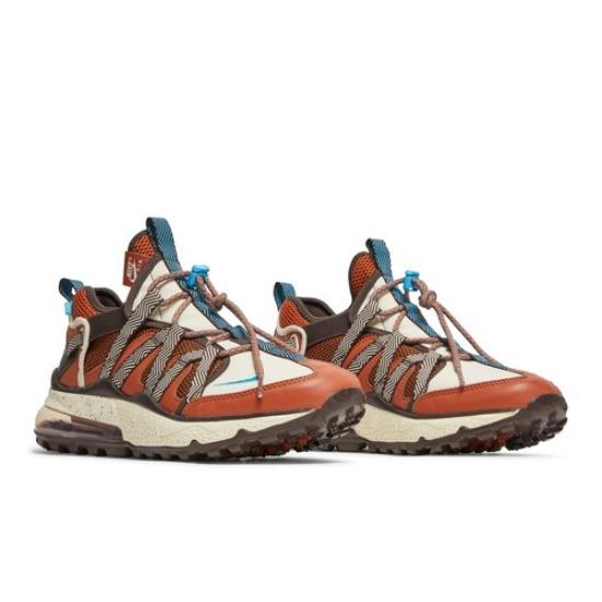 

Nike Air Max 270 Bowfin Темно-рыжий AJ7200-202 EU 45 красно-желтовато-коричневый/синий