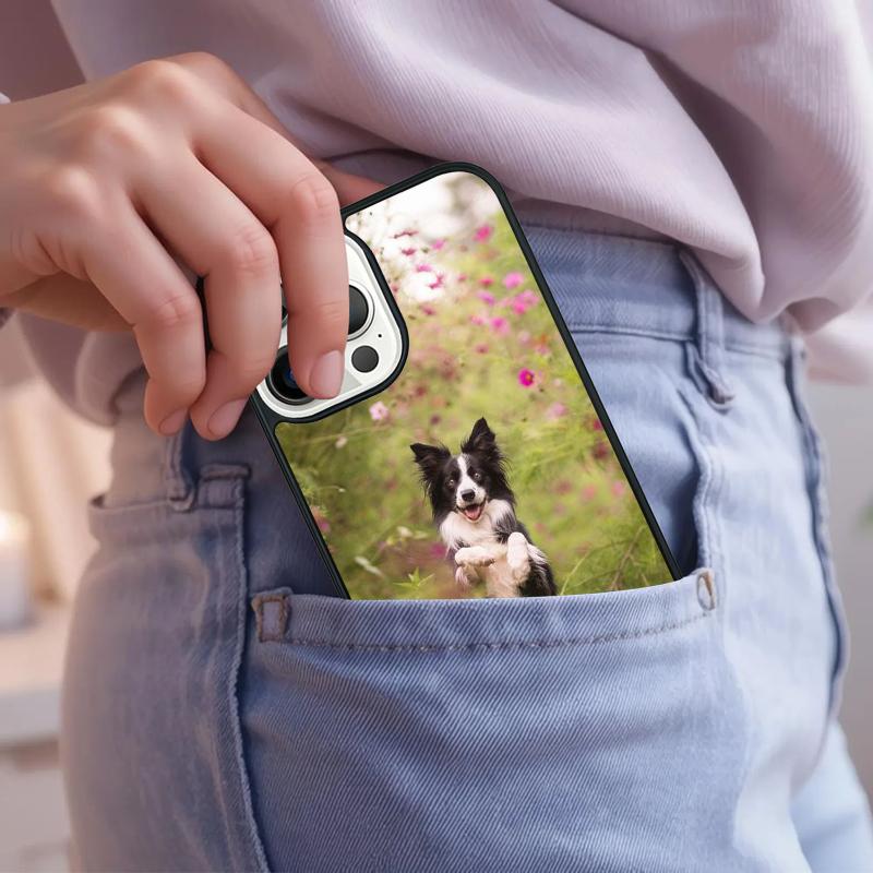 Border Collie Dog Phone Case For iPhone 17 Air 15 16e 14 13 Pro Max Coque 12 11 Pro Max PLUS cover