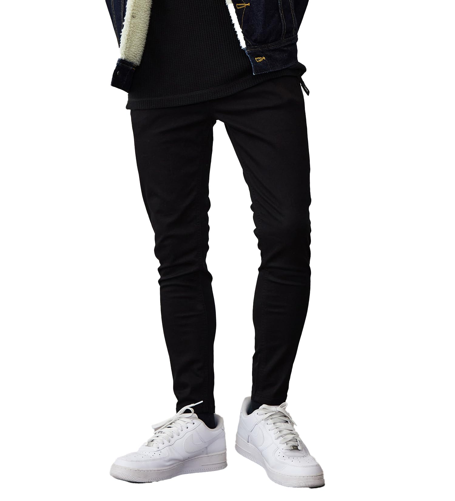 

Lee Джинсы скинни стрейч черные мужские джинсы/джеггинсы, чёрный