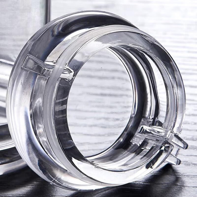 NIVORCE 4-Piece Transparent Tabletop Seasoning Set