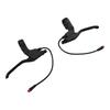 Electric Bicycle Brake Levers, Black Metal, Left & Right Pair