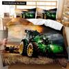Engineering Vehicle Duvet Cover Set Engineering Vehicle Pickup Truck Off Road Vehicle Polyester Bedding Set Double Queen King