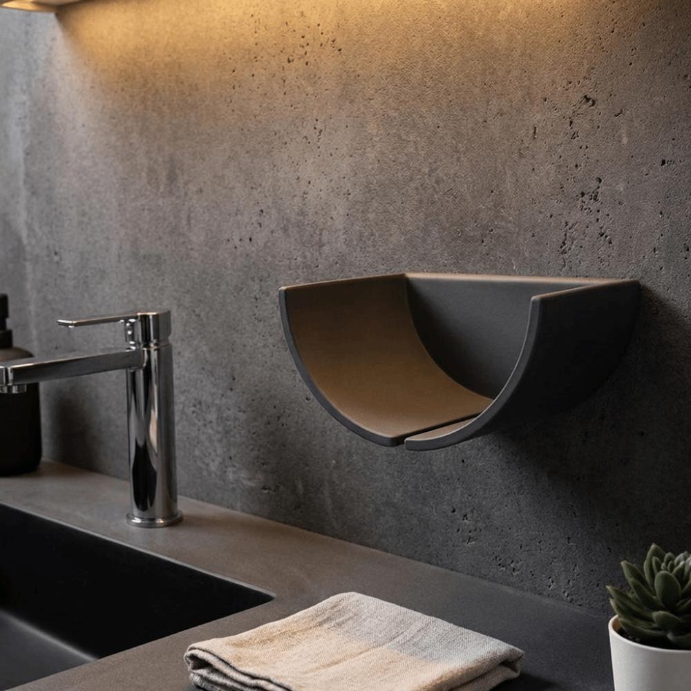 Space-Saving Wall-Mounted Paper Towel Box Plastic Paper Storage Rack Roll Paper Holder  Restaurant