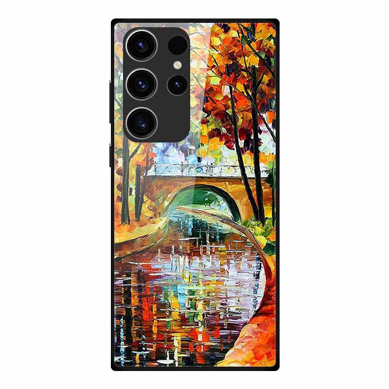 Phone Case For Samsung S23 Ultra Back Cover Case Tempered Glass Soft Funda For Samsung Galaxy S23 Plus Case S 23 + Ultra Coque