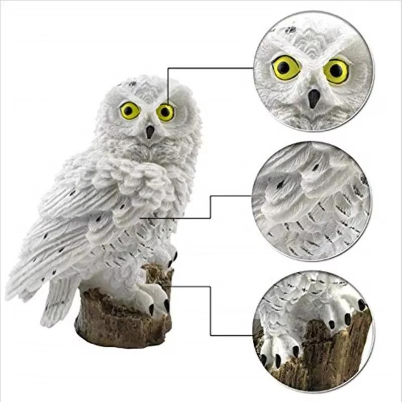 Solar Owl Garden Light,Outdoor Waterproof Pathway Lamp,Smart Sensor Ground Spike Light,Patio Decor,Lawn Lighting,Landscape Light